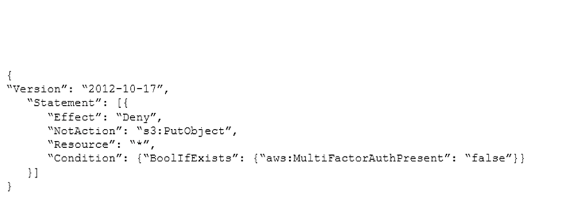 A solutions architect must analyze and update a company's existing IAM policies prior to deploying a new workload. The solutions architect created the following policy: What is the net effect of this policy?