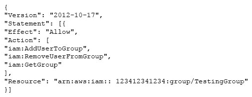 An organization (account ID 123412341234) has configured the IAM policy to allow the user to modify his credentials. What will the below mentioned statement allow the user to perform?