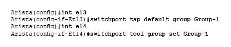 <strong>Which of the following Tap Aggregation command sessions are correct?</strong> A)   B)   C)   D)   <div style=padding-top: 35px> 