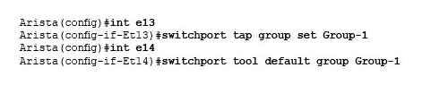 <strong>Which of the following Tap Aggregation command sessions are correct?</strong> A)   B)   C)   D)   <div style=padding-top: 35px> 