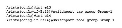 <strong>Which of the following Tap Aggregation command sessions are correct?</strong> A)   B)   C)   D)   <div style=padding-top: 35px> 