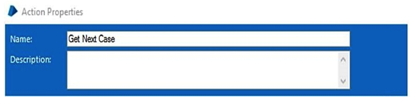 <strong>Study the process flow below: The outputs for the Get Next Case are configured below: </strong> A) B) C) D)