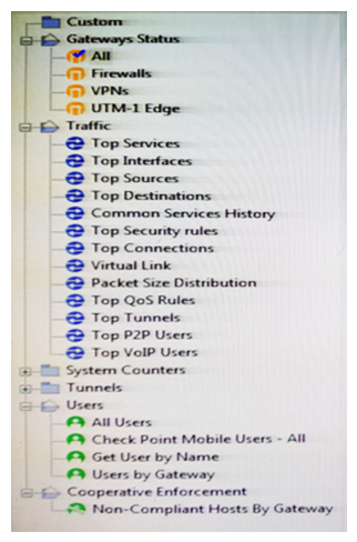 You have just installed your Gateway and want to analyze the packet size distribution of your traffic with SmartView Monitor. Unfortunately, you get the message: There are no machines that contain Firewall Blade and SmartView Monitor . What should you do to analyze the packet size distribution of your traffic? Give the BEST answer.