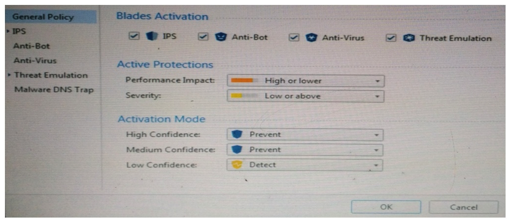 Provide very wide coverage for all products and protocols, with noticeable performance impact. How could you tune the profile in order to lower the CPU load still maintaining security at good level?
