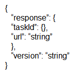 <strong>Which output displays a JSON data representation?</strong> A) B) C) D)