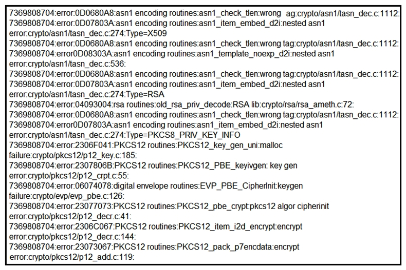 Refer to the exhibit. What should be determined from this Apache log?