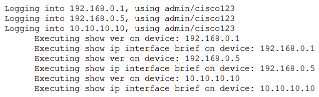 <strong> Refer to the exhibit. What is the expected output from the Python code?</strong> A) B) C) D)