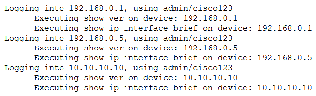 <strong> Refer to the exhibit. What is the expected output from the Python code?</strong> A) B) C) D)