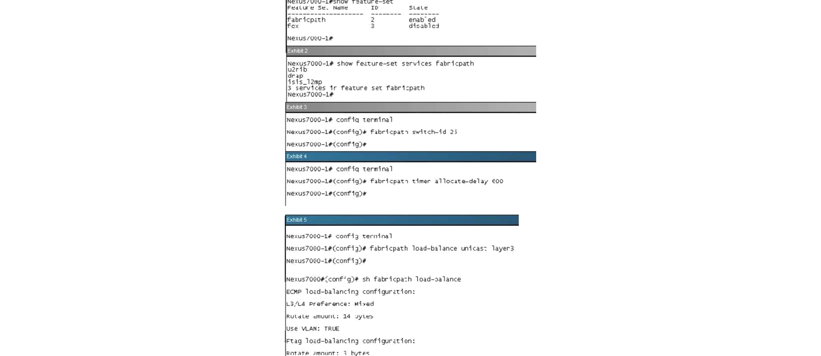<strong> On a Cisco Nexus7000 switches what is true regarding Cisco FabricPath requirements?</strong> A) Ensure that you have installed the Enhanced Layer 2 license and that you have installed an F Series module B) Ensure that you have installed the Enhanced Layer 2 license and that you have installed an M Series module C) Ensure that you have installed the Enhanced Layer 3 license and that you have installed an M Series module D) Ensure that you have installed the Scalable Feature License license and that you have installed an F Series module