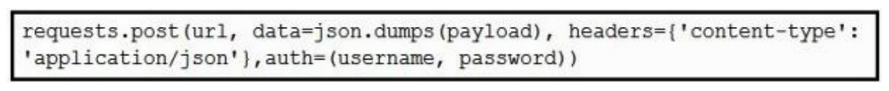 <strong>Using the NX-API CLI JSON-RPC interface, which two Python data structure and requests call create an SVI? (Choose two.)</strong> A) B) C) D) E)