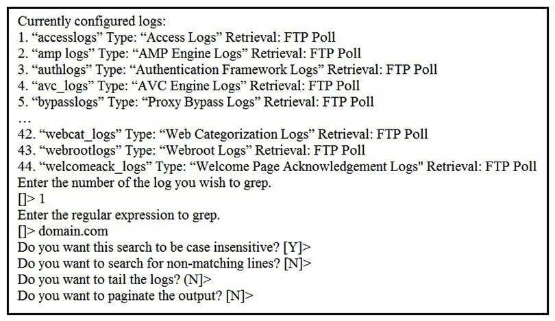   Refer to the exhibit. Which command displays this output?
