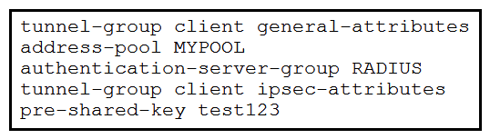 <strong> Refer to the exhibit. Which type of VPN is used?</strong> A) GETVPN B) clientless SSL VPN C) Cisco Easy VPN D) Cisco AnyConnect SSL VPN