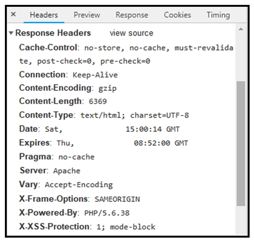 Refer to the exhibit. Where are the browser page rendering permissions displayed?