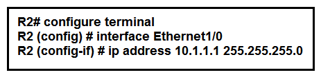 <strong> Refer to the exhibit. An engineer is configuring two routers to support MPLS LDP sessions between them. The R1 configuration is complete, and work has started on R2 as shown. Which additional configuration must the engineer apply to R2 to complete the task?</strong> A) B) C) D)