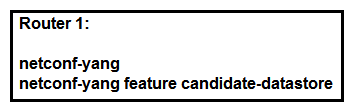 Refer to the exhibit. Which statement describes this configuration?