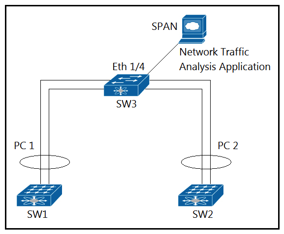 Refer to the exhibit. An engineer must monitor ingress traffic from SW1 and SW2 port-channel interfaces from SW3. Which configuration must be implemented to accomplish this goal?