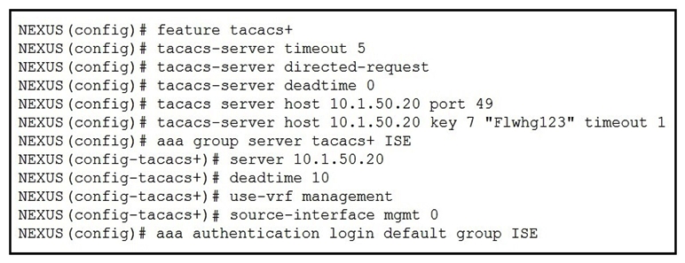 Refer to the exhibit. What is the result of implementing this configuration?