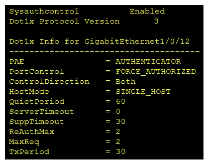 Refer to the exhibit. Which command was used to display this output?