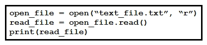 <strong> Refer to the exhibit. A developer created the code, but it fails to execute. Which code snippet helps to identify the issue?</strong> A) B) C) D)