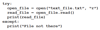 <strong> Refer to the exhibit. A developer created the code, but it fails to execute. Which code snippet helps to identify the issue?</strong> A) B) C) D)