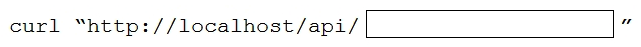 <strong> Refer to the exhibit. An application's REST API GET call is tested to the inventory database. Which missing code must be included to limit the number of values that are returned from the query to 20?</strong> A) inventory=20 B) inventory?limit=20 C) limit=?20 D) inventory=limit?20