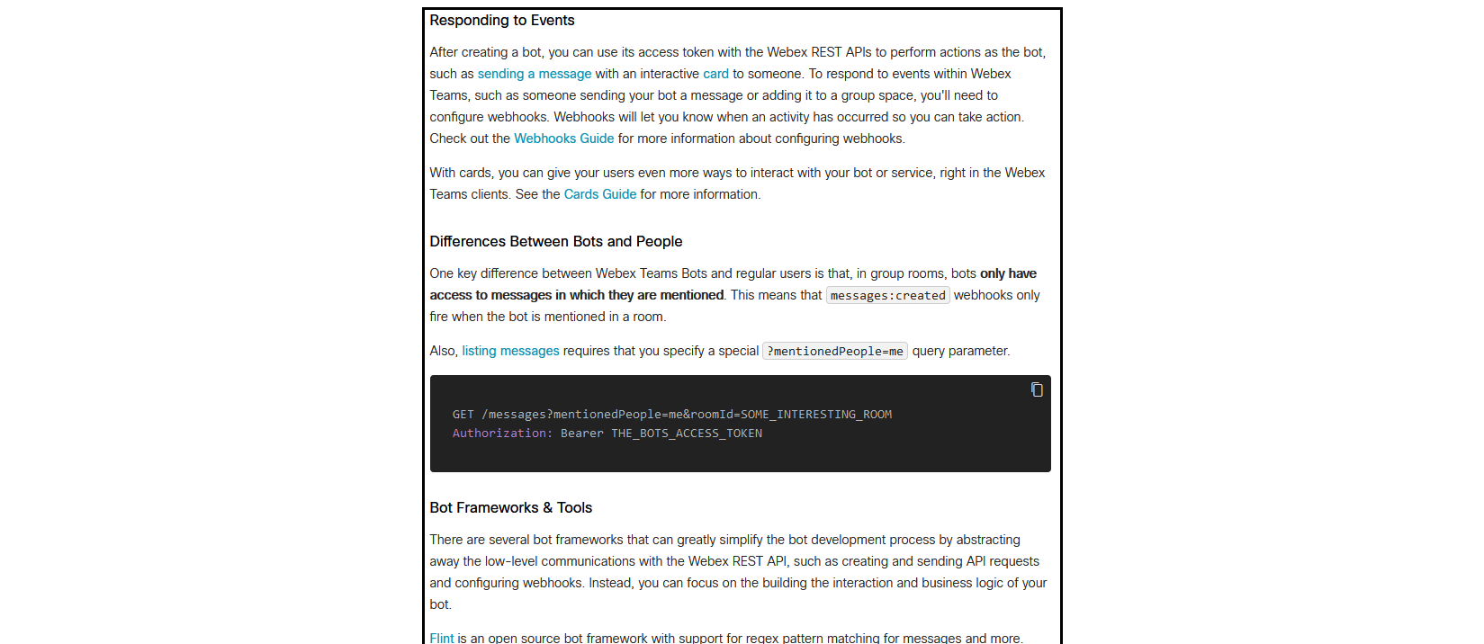 Refer to the exhibit. Which set of API requests must be executed by a Webex bot after receiving a webhook callback to process messages in a room and reply with a new message back to the same room?