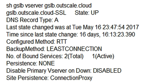 Scenario: A Citrix Administrator needs to ensure that a user request is redirected to the next available data center in order to ensure the best user experience based upon location. Below are the Global Server Load Balancing (GSLB) vserver settings: To which setting should the administrator change the configured method?