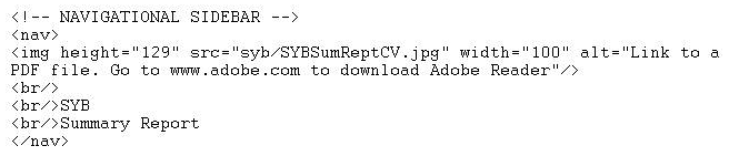 <strong>Consider the following HTML5 code:   Also consider the following CSS code:     This I-ITML5 and CSS code directs the sidebar background image to:</strong> A) display at the top-right of the sidebar B) display at a height of 129 pixels C) display at the left of the sidebar D) display horizontally <div style=padding-top: 35px> 