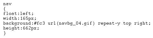 <strong>Consider the following HTML5 code:   Also consider the following CSS code:     This I-ITML5 and CSS code directs the sidebar background image to:</strong> A) display at the top-right of the sidebar B) display at a height of 129 pixels C) display at the left of the sidebar D) display horizontally <div style=padding-top: 35px> 