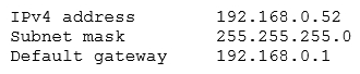A technician is trying to identify the reason why a user, who has a static IP address, is unable to browse the Internet. The technician runs the ipconfig command and gets the following: The technician then runs the tracert 8.8.8.8 Which of the following is the MOST likely issue the user is having?