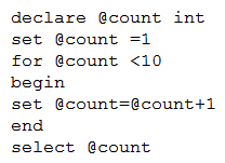 Given the following pseudocode: Which of the following is the output of the code?