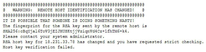 <strong>A researcher has been analyzing large data sets for the last ten months. The researcher works with colleagues from other institutions and typically connects via SSH to retrieve additional data. Historically, this setup has worked without issue, but the researcher recently started getting the following message: Which of the following network attacks is the researcher MOST likely experiencing?</strong> A) MAC cloning B) Evil twin C) Man-in-the-middle D) ARP poisoning