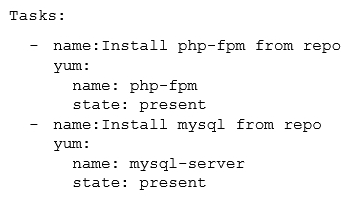 <strong>An administrator reviews the following configuration file provided by a DevOps engineer: Which of the following would the application parsing this file MOST likely have to support?</strong> A) YAML B) AJAX C) JSON D) SOAP
