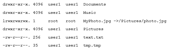 Given the output below: Which of the following commands can be used to remove MyPhoto. jpg from the current directory?