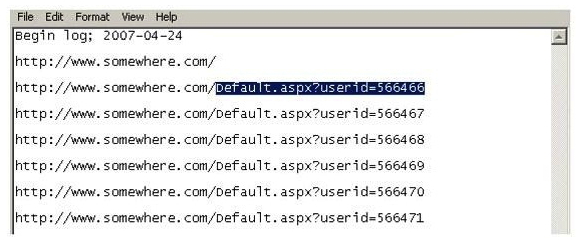 <strong>Using Internet logging software to investigate a case of malicious use of computers, the investigator comes across some entries that appear odd. From the log, the investigator can see where the person in question went on the Internet. From the log, it appears that the user was manually typing in different user ID numbers. What technique this user was trying?</strong> A) Parameter tampering B) Cross site scripting C) SQL injection D) Cookie Poisoning