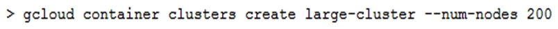 <strong>You are creating a Google Kubernetes Engine (GKE) cluster and run this command: The command fails with the error: You want to resolve the issue. What should you do?</strong> A) Request additional GKE quota in the GCP Console. B) Request additional Compute Engine quota in the GCP Console. C) Open a support case to request additional GKE quota. D) Decouple services in the cluster, and rewrite new clusters to function with fewer cores.