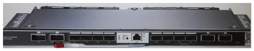 <strong>Refer to the exhibit. A Synergy integrator needs to establish the module cluster links between two master modules, as shown. Which ports can the integrator use for the module cluster links?</strong> A) 1 and 2 B) 3 and 4 C) 5 and 6 D) 7 and 8