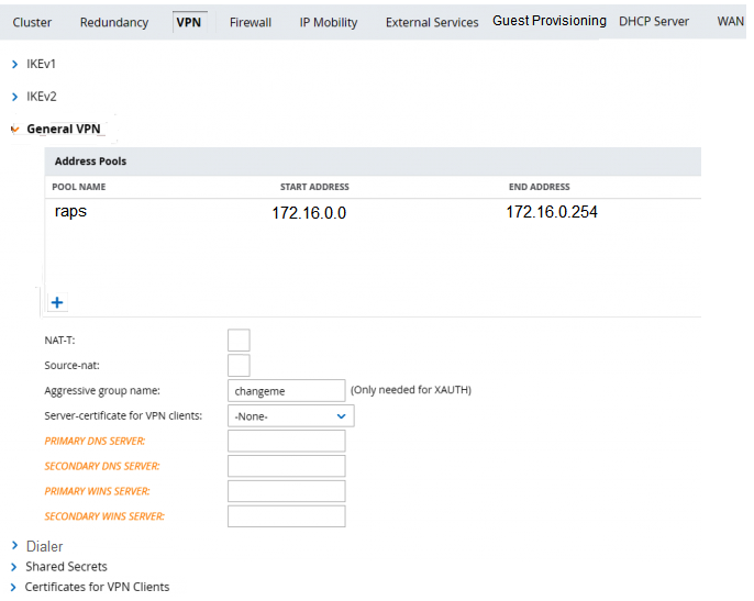 <strong>A financial institution contacts an Aruba partner to deploy an advanced and secure Mobility Master (MM)-Mobility Controller (MC) WLAN solution in its main campus and 14 small offices/home offices (SOHOs). Key requirements are that users at all locations, including telecommuters with VIA, should be assigned roles with policies that filter undesired traffic. Also, advanced WIPs should be enforced at the campus only. These are additional requirements for this deployment: RAPs should ship directly to their final destinations without any pre-setup and should come up with the right configuration as soon as they get Internet access. Activate should be configured with devices MACs, serial numbers, and provisioning rules that redirect them to the standalone VMC at the DMZ Users should be able to reach DNS, FTP, Web and telephone servers in the campus as well as send and receive IP telephone calls to and from the voice 10.1.50.0/24 segment. Local Internet access should be granted. Refer to the exhibit. Refer to the scenario and the exhibit. The standalone VMC will act as a VPN Concentrator of the RAPs. The network administrator configures the Standalone VMC with a pool of addresses and the SOHOs AP Group from the MM. Which additional steps must the network administrator perform to allow the RAPs to terminate their IPSec tunnels and associate to the Standalone VMC?</strong> A) Add RAP MAC addresses into the RAP whitelist, and associate them with the SOHOs AP-Group. B) Add RAP MAC addresses into the CPSec whitelist, and associate them with the SOHOs AP-Group. C) Configure the same IP Pool at the MM group level, then create user accounts for the RAPs in the internal database. D) Create user accounts with the sys-ap-role, and define shared secrets to associate to RAP IP addresses at the MM group level.