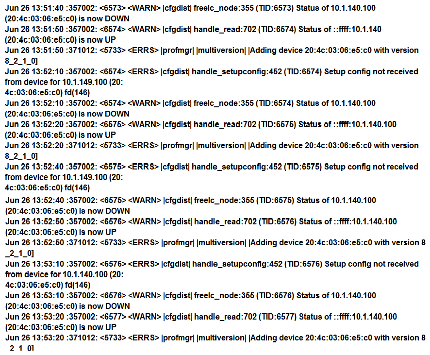 <strong>Refer to the exhibits. Exhibit 1 Exhibit 2 Exhibit 3 A network administrator deploys a Mobility Master (MM) pair with the VRRP VIP equal to 10.254.10.214, and attempts to associate MC1 to it. At first, the integration appears to be successful. However after a few minutes the network administrator issues the show switches command and sees that the MC1 is down, even though the device is up and running. Every time the network administrator reboots the Mobility Controller (MC), the MC shows as being up and then it shows as being down. The network administrator gathers the information shown in the exhibits. What should the network administrator do to resolve this problem?</strong> A) Change the localip ipsec key to Aruba123 in the mynode device level from the MM, save, and reboot. B) Enable disaster recovery mode in MC1 and change the masterip ipsec key to Aruba 123, save, and reboot. C) Change the masterip ipsec key to Aruba123 in the device level from the MM, save, then reboot MC1. D) Wipe out the configuration in MC1 and reboot, then run the full-setup configuration dialog all over again.
