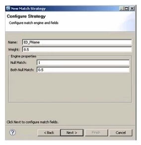 <strong>If the inputs to the Edit Distance Strategy below are 'john' and NULL, what will the resultingmatch score be? </strong> A) 0 B) 0.5 C) 1 D) 1.2