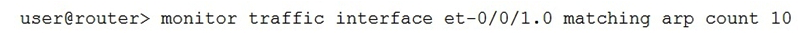 <strong> Referring to the exhibit, which parameter at the end of the command would provide information for troubleshooting purposes?</strong> A) no-timestamp B) extensive C) print-ascii D) no-resolve