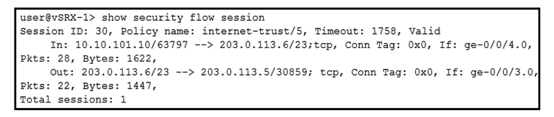 <strong>Click the Exhibit button. Referring to the exhibit, which type of NAT is being performed?</strong> A) source NAT without PAT B) destination NAT without PAT C) source NAT with PAT D) destination NAT with PAT