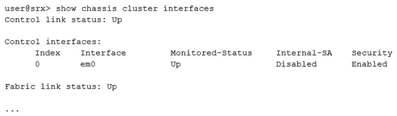 <strong>Click the Exhibit button. Referring to the exhibit, which statement is true?</strong> A) ARP security is securing data across the control interface B) IPsec is securing data across the control interface C) SSH is securing data across the control interface D) MACsec is securing data across the control interface