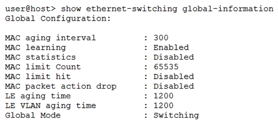 <strong>Click the Exhibit button. Referring to the exhibit, which two statements are true? (Choose two.)</strong> A) You can secure intra-VLAN traffic with a security policy on this device B) You can secure inter-VLAN traffic with a security policy on this device C) The device can pass Layer 2 and Layer 3 traffic at the same time D) The device cannot pass Layer 2 and Layer 3 traffic at the same time