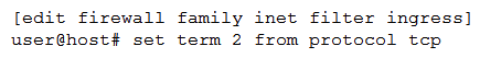 <strong>Click the Exhibit button. Referring to the exhibit, you configured a new multifield classifier for the ge-1/2/0 interface to move ICMP traffic to the best-effort queue and traffic from 192.168.20.0/24 to the expedited forwarding queue. You received notice that some applications are not working after the change. Which configuration change will remedy the problem?</strong> A) B) C) D)