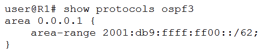 <strong> Referring to the exhibit, which command would reduce the size of the OSPF database and corresponding routes?</strong> A) B) C) D)