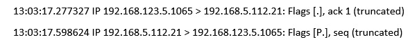 <strong>The following is an excerpt from the output of tcpdump -nli eth1 : Which network service or protocol was used?</strong> A) FTP B) HTTP C) SSH D) DNS E) DHCP