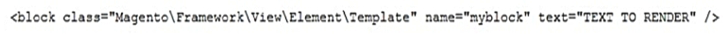 <strong>How can you render a text on a page using only layout xml?</strong> A)   B)   C)   D)   <div style=padding-top: 35px> 