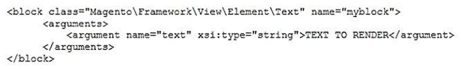 <strong>How can you render a text on a page using only layout xml?</strong> A)   B)   C)   D)   <div style=padding-top: 35px> 