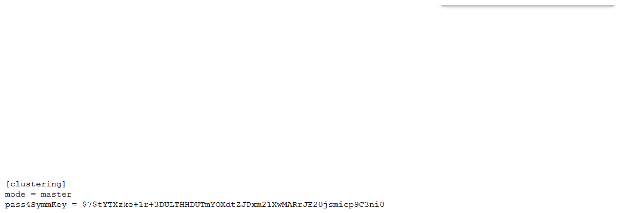 <strong>Which of the following server.conf stanzas indicates the Indexer Discovery feature has not been fully configured (restart pending) on the Master Node?</strong> A)   B)   C)   D)   <div style=padding-top: 35px> 